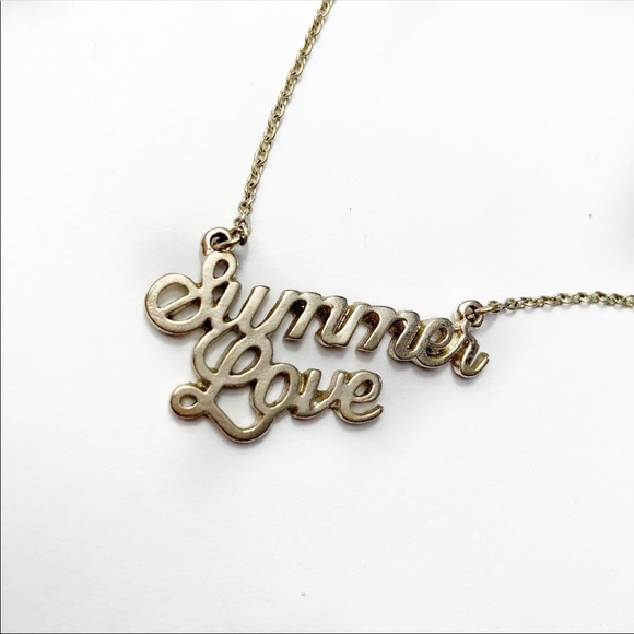 Jewelry - Summer Love Gold Adjustable Length Necklace NWT